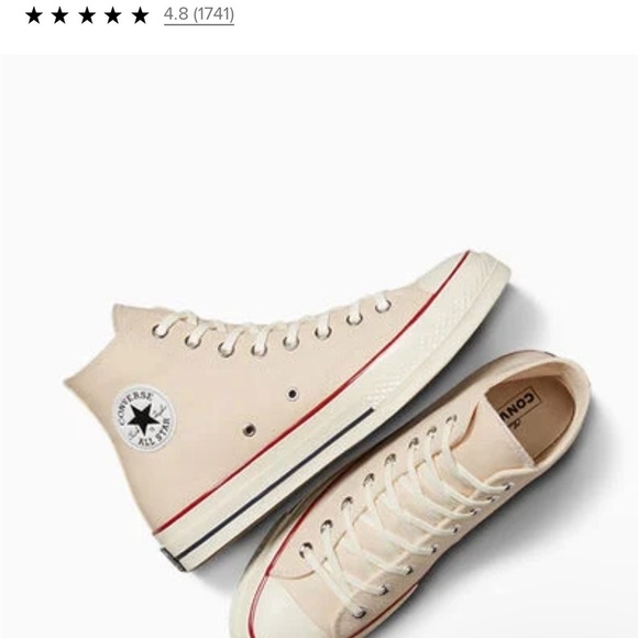 Chuck 70 Canvas Parchment/Garnet/Egret - Picture 4 of 8